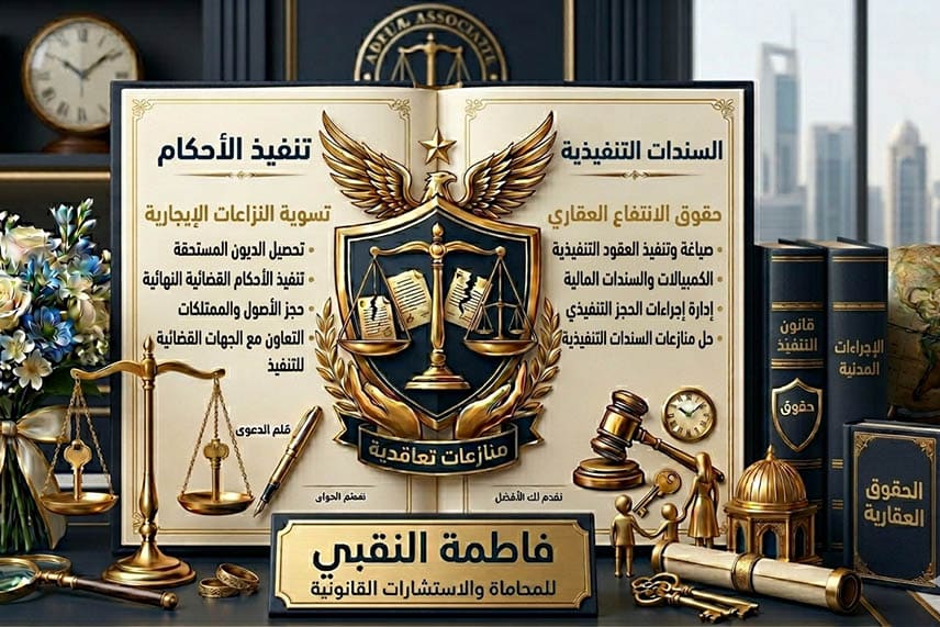 تنفيذ الأحكام والسندات التنفيذ <i class='fa fa-long-arrow-left color'></i>